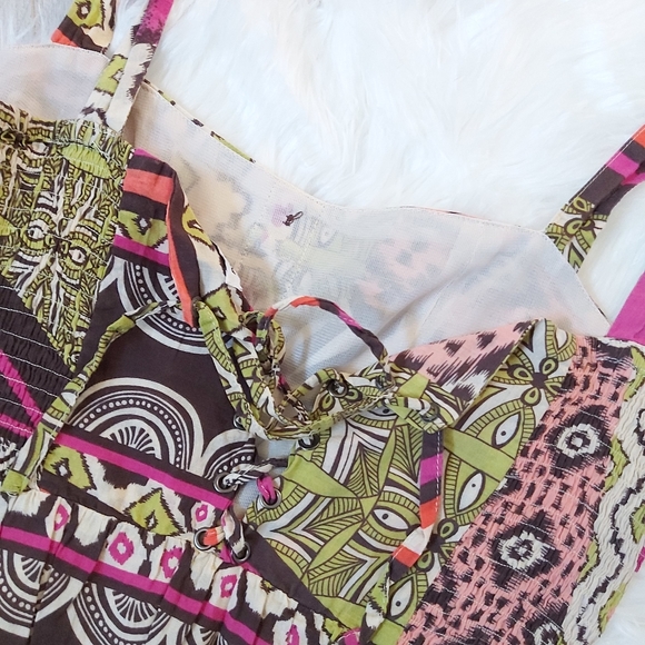 Summer Cotton Peppe Peluso pattern High Waisted dress - Picture 4 of 9